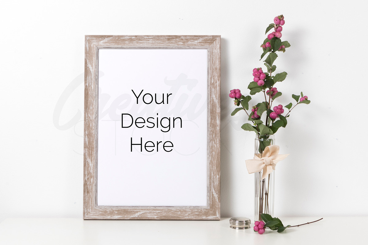A4 Natural Frame Mockup Bundle, a Print Template by Creatives STOCK (Photo 11 of 11)