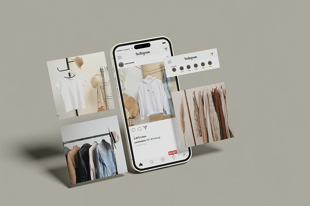 Instagram Post Mockup, an Advertising Mockup by zpackcreative (Photo 3 of 5)