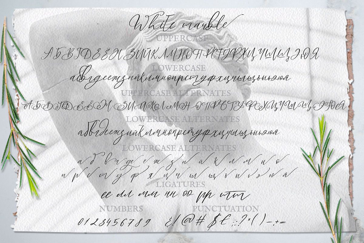 White Marble Calligraphy Font, a Script Font by CallMeStasia (Photo 10 of 10)