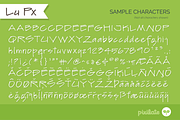 Lu Px natural handwriting font, a Script Font by Letradora (Thumbnail 4 of 4)