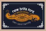brifa, a Sans Serif Font by twinstd (Thumbnail 7 of 14)