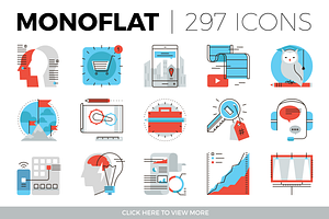 Monoflat Icons Collection
