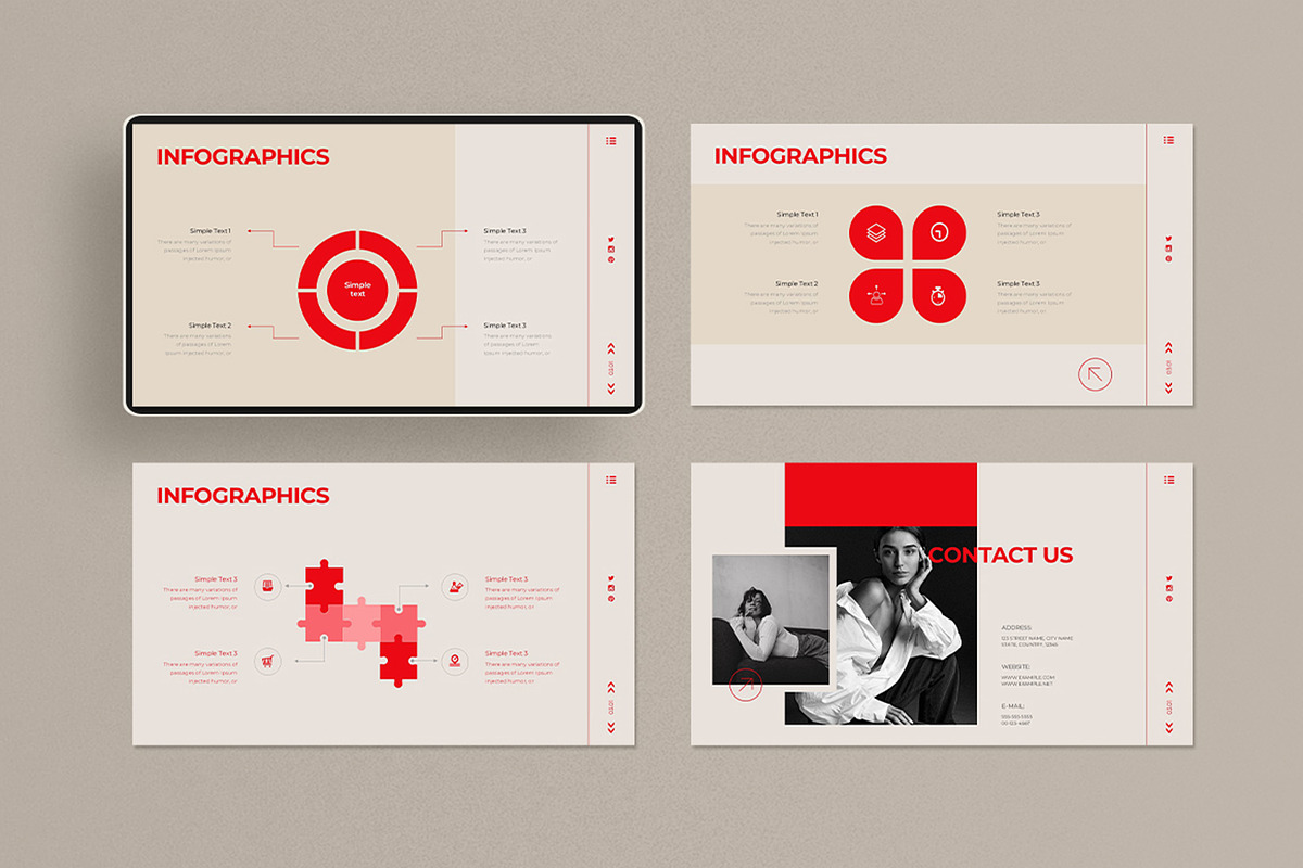 Minimalist Presentation Template, a Design Template by Dream-Lab (Photo 8 of 8)