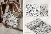 Black & white pomegranates, an Object Graphic by Jeanna Draw (Thumbnail 5 of 8)