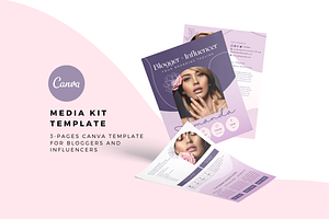 Pinkpreneur Media Kit Canva Template