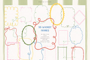 55 Whimsical Frames, a Decorative Illustration by PeDe Designs (Thumbnail 1 of 9)