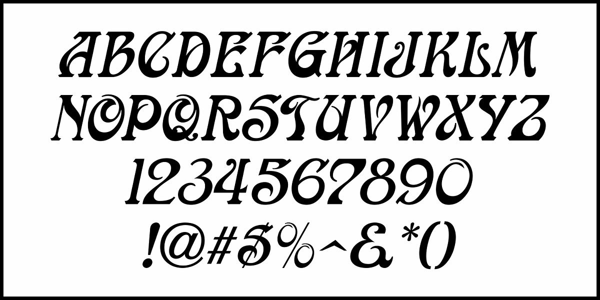 Grande Nouveau, a Font by Jeff Levine Fonts (Photo 5 of 5)