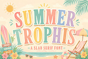 Summer Trophis, a Slab Serif Font by Limited.studio (Thumbnail 1 of 4)