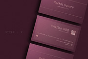 Modern Purple Business Card - V.81, a Business Card Template by Ctrl space studio (Thumbnail 3 of 6)