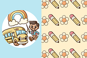 Retro Back to School Clipart, an Education Illustration by TheClipAtelier (Thumbnail 4 of 4)