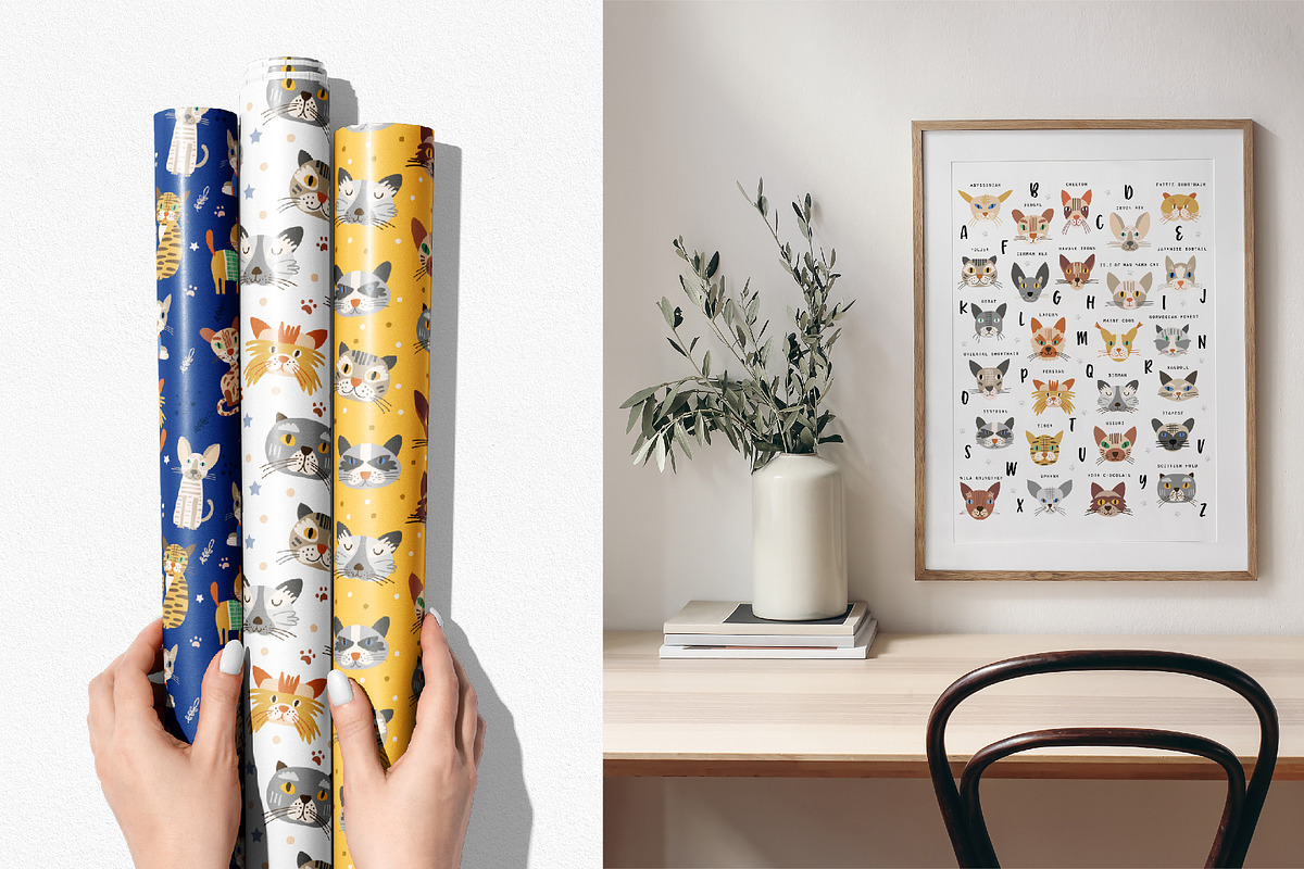Cool Cats and Dogs Bundle., an Animal Illustration by DearLetters (Photo 13 of 20)