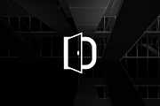Minimalist Letter D Doors Logo, a Branding & Logo Template by Luxury Logos (Thumbnail 2 of 4)