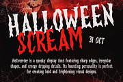 Hellverster – Horror Display Font, a Handwritten Font by decographstud (Thumbnail 5 of 7)