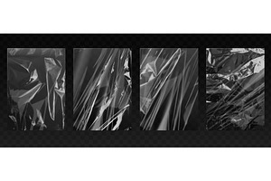 Polyethylene film. Plastic clear, a Texture Illustration by Stock-Smart-Start