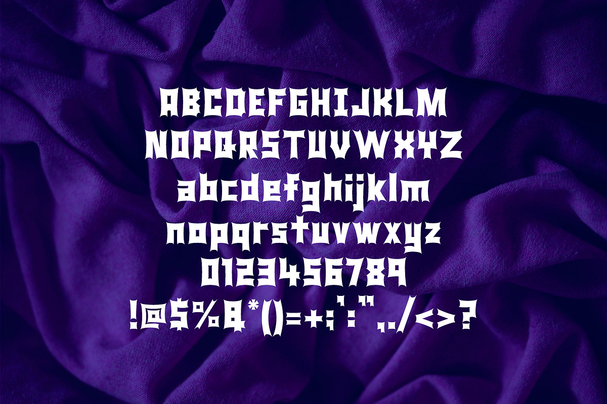 Monsta Rocka - a monster rocker font, a Font by Little Type Factory (Photo 11 of 14)