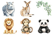 Cute Boho Baby Safari Animals, an Illustration by CitraGraphics (Thumbnail 3 of 5)