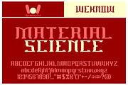 Material Science font, a Font by weknow (Thumbnail 1 of 5)
