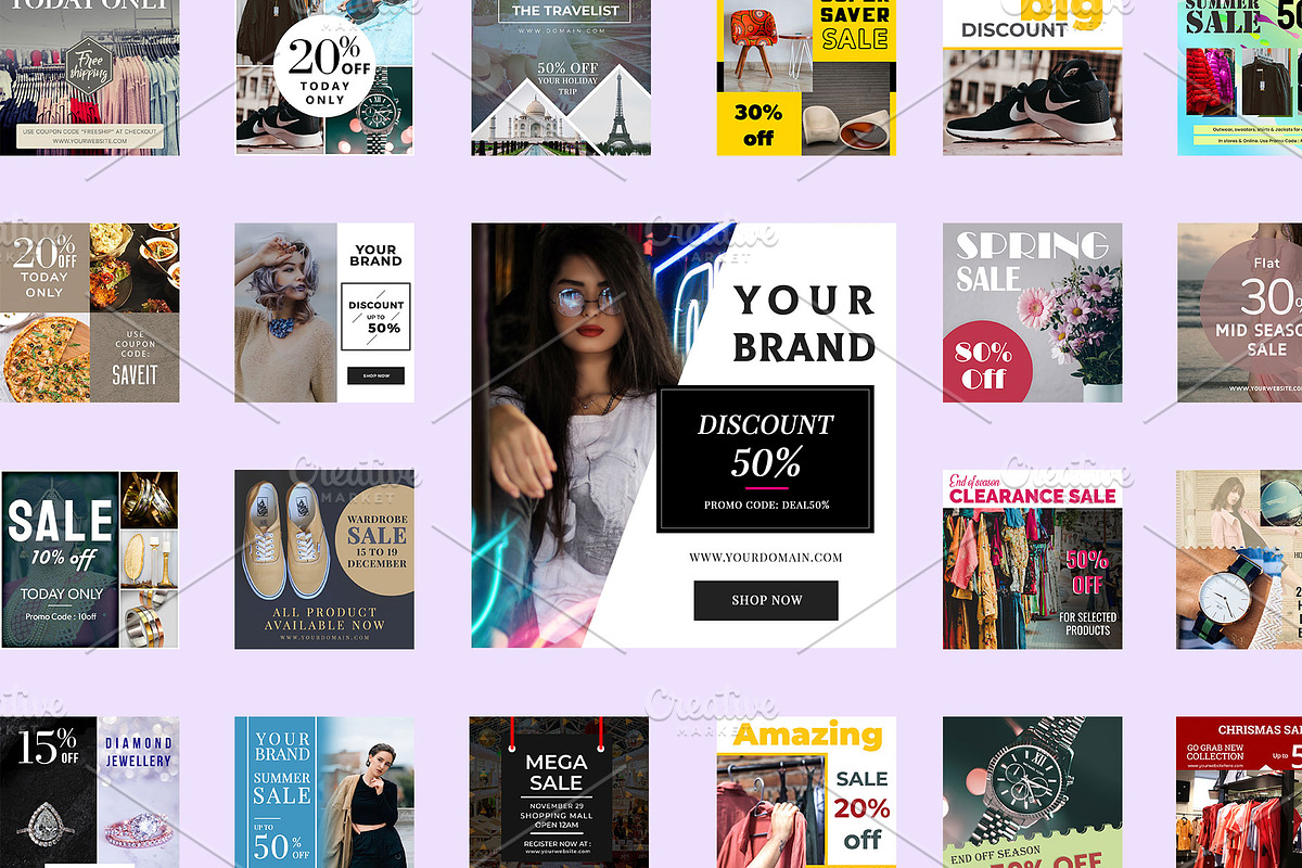 100 Animated Instagram Templates, a Social Media Template by Mehul Munjani (Photo 5 of 8)