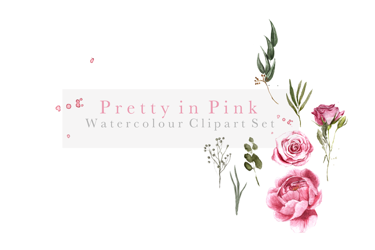 Pretty in Pink - Watercolour Florals, an Illustration by Sammy's Illustration (Photo 1 of 4)