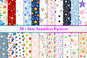 Star Seamless Pattern, a Pattern Graphic by Digital Studio (Thumbnail 1 of 11)
