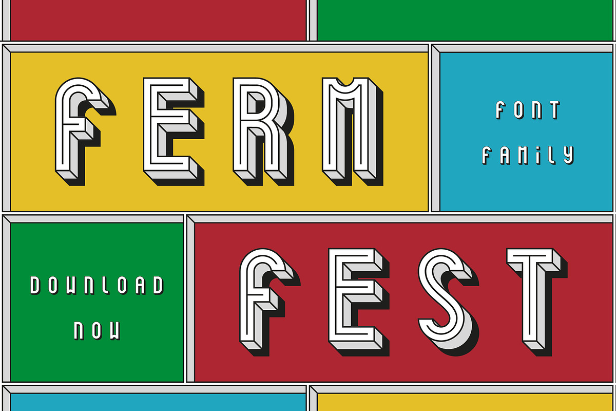 Ferm Fest Display Font Family, a Font by Hughie Design Co. (Photo 1 of 6)