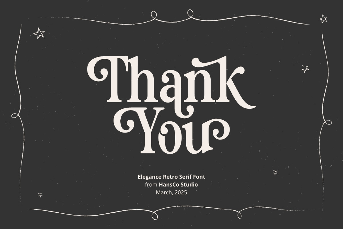 Magic Seventies Font, a Serif Font by HansCo Studio (Photo 12 of 12)