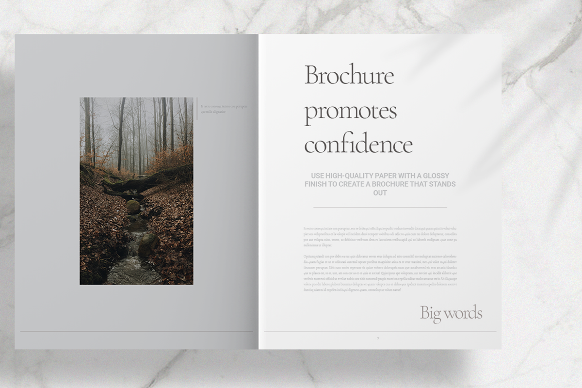 Brown Lifestyle Brochure Layout, a Brochure Template by Boris Cupac (Photo 5 of 7)