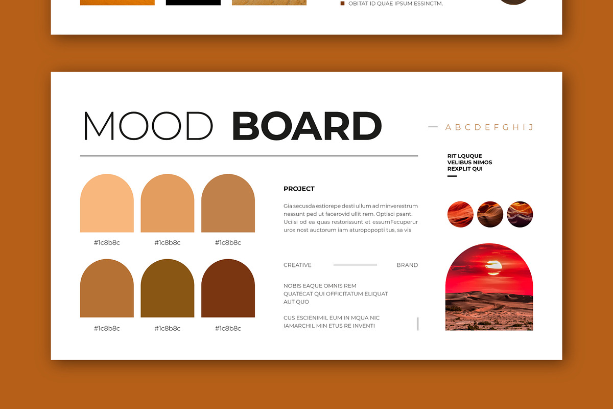 Aesthetic Mood Board Layout, an UI Kit Template by MightyDesign (Photo 4 of 7)
