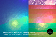 150 Geometric Triangle Backgrounds, a Pattern Graphic by Pixnugget (Thumbnail 5 of 10)