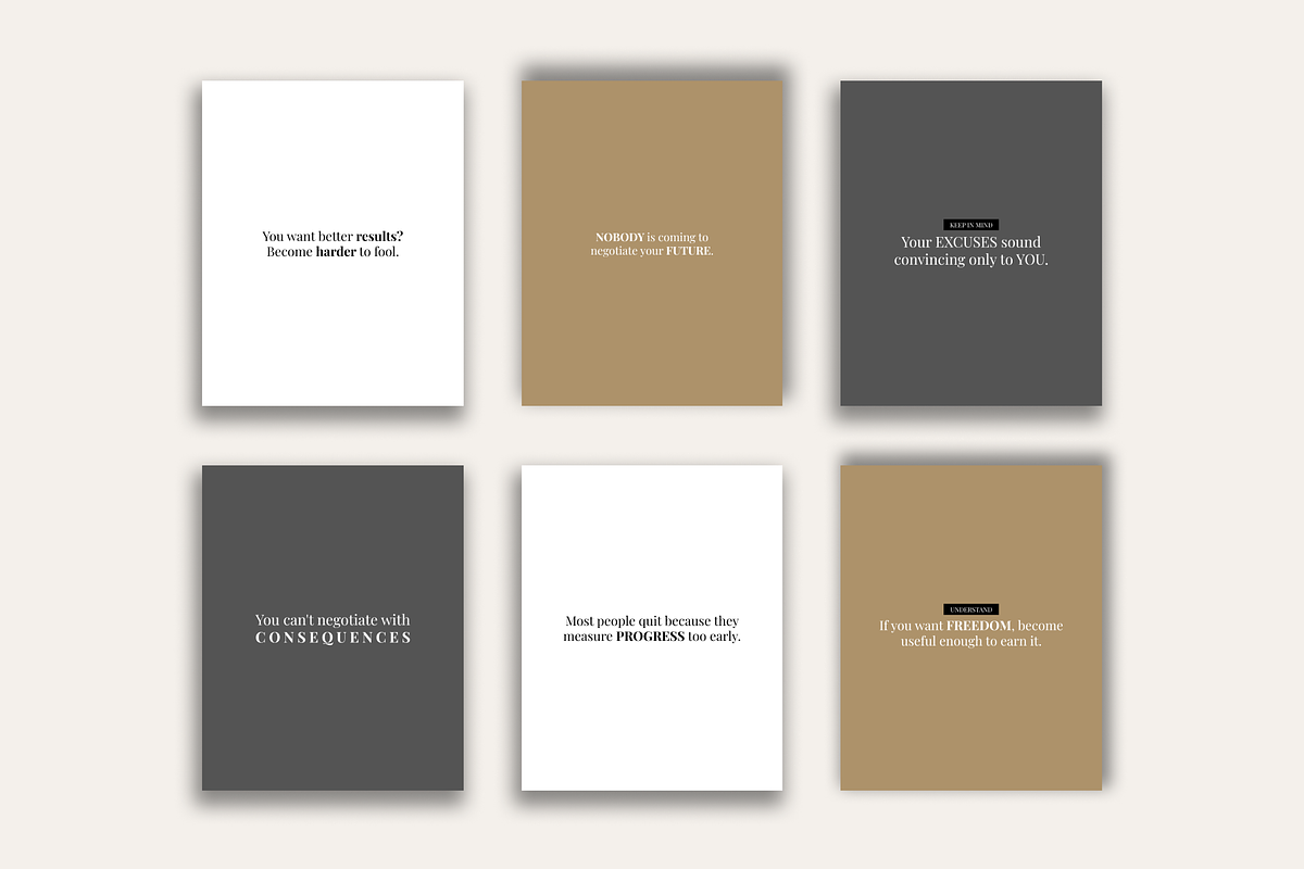 INSPIRING 50 INSTAGRAM TEMPLATE, a Social Media Template by RB Boutique (Photo 7 of 8)