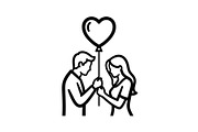 Couple Love Silhouette Bundle, an Illustration by jahid234 (Thumbnail 42 of 48)