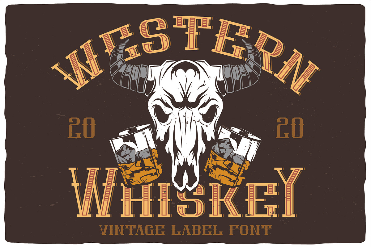 Western Whiskey, a Script Font by VozzyStock (Photo 1 of 9)