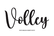 Volley | Script Font, a Script Font by Scratchones (Thumbnail 1 of 8)