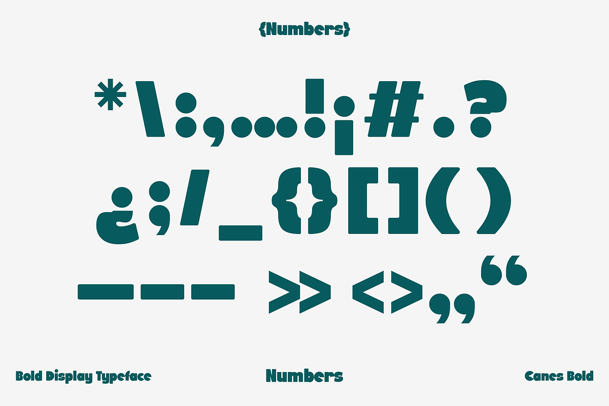 Canes Bold Display Typeface, a Sans Serif Font by GRVS Studio