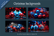Luxury Christmas backgrounds., a Decorative Illustration by KENO Mascots (Thumbnail 2 of 6)