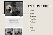 Premium Life Coach Wix Template, a Wix Template by AdvertFox (Thumbnail 3 of 10)