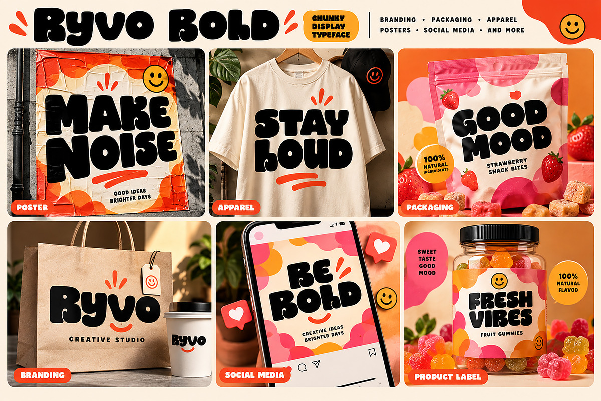 Ryvo Bold, a Script Font by Wow Magic (Photo 2 of 5)