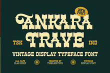 Ankara Trave Vintage Display Font