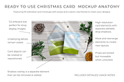 16 Christmas Card Canva Mockups, a Merchandise Mockup by Mockup Scene (Thumbnail 2 of 23)