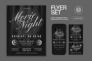 Movie Night Flyer, a Flyer Template by graphicook (Thumbnail 1 of 3)
