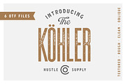 Köhler | Ultra Condensed Family, a Sans Serif Font by Hustle Supply Co. (Thumbnail 1 of 4)