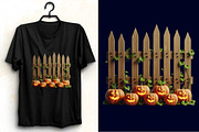 Watercolor Halloween Fence Sublimati, an Illustration by SVGArt (Thumbnail 5 of 8)