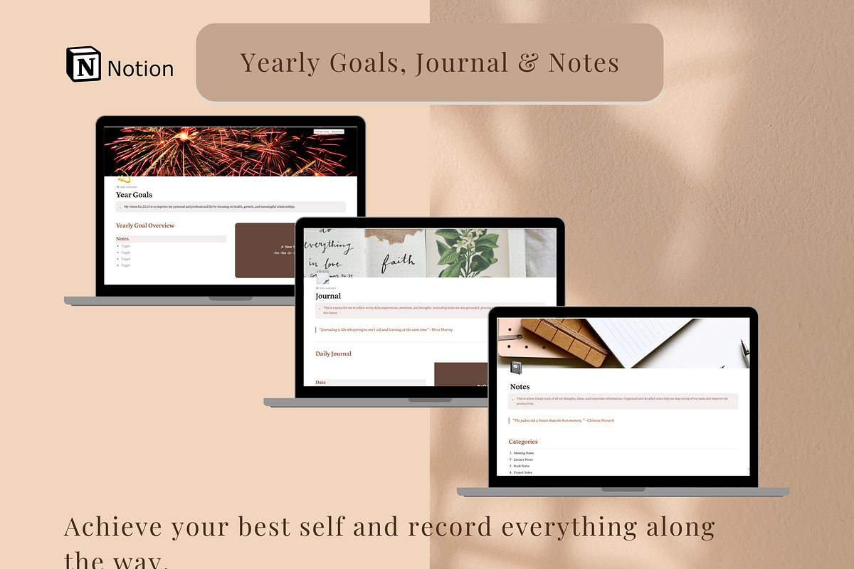 Ultimate Notion Planner, an App Template by Lumina Alchemy (Photo 6 of 10)