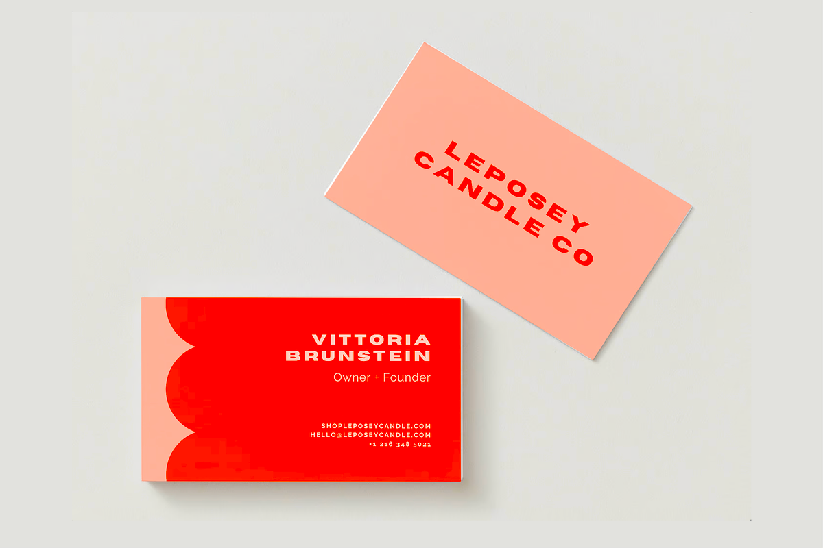 Bold Business Card Canva Template, a Business Card Template by LePosey Studio (Photo 3 of 6)