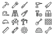 43 Vector Construction Tools Icon, an Outline Icon by adenpinkstore (Thumbnail 3 of 22)