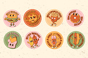 Groovy Fast Food Collection, a Food Illustration by Alla's Creations (Thumbnail 7 of 15)