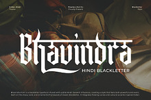 Bhavindra - Hindi Blackletter Font