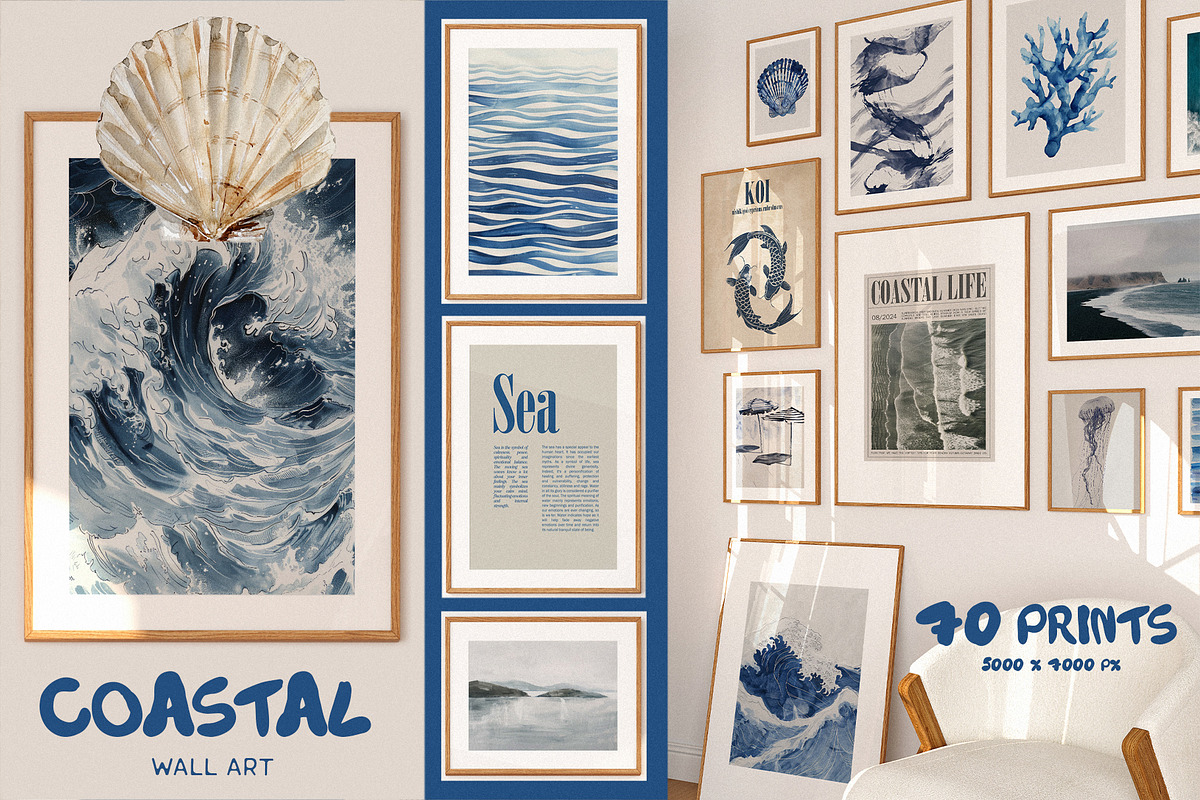 Coastal Wall Art, an Object Graphic by Purple (Photo 1 of 12)