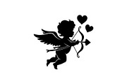 Cupid Angel Valentine Vector Bundle, an Illustration by jahid234 (Thumbnail 15 of 47)