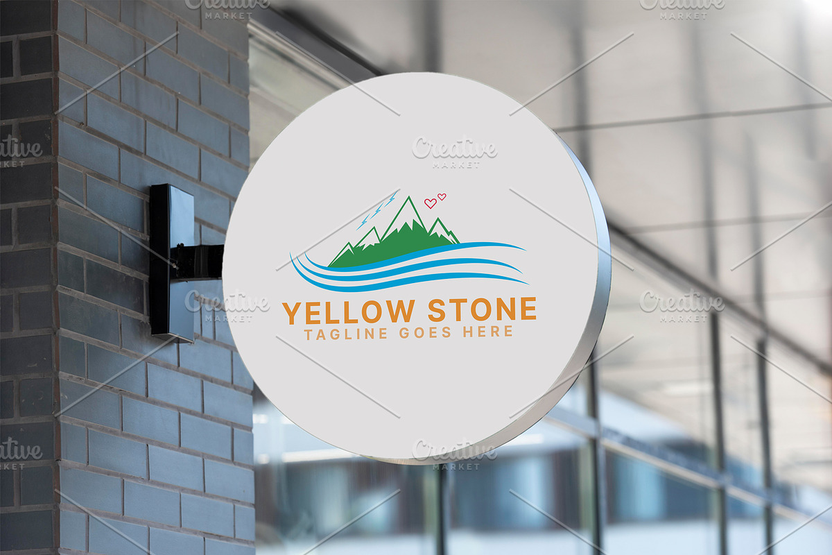 Travel & Mountain Logo Template, a Branding & Logo Template by MG Graphics (Photo 3 of 7)